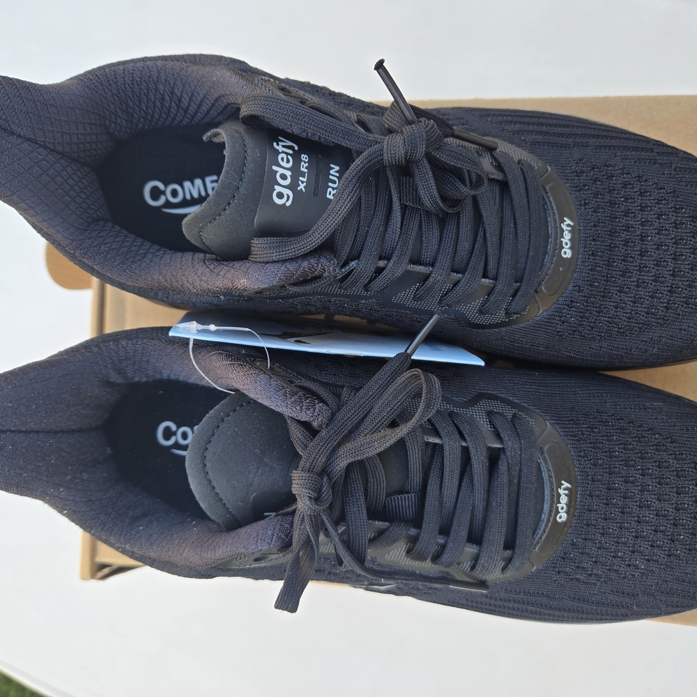 New Black Gravity Defyer VersoCloud XLR8 Comfortable Men's Running Shoes